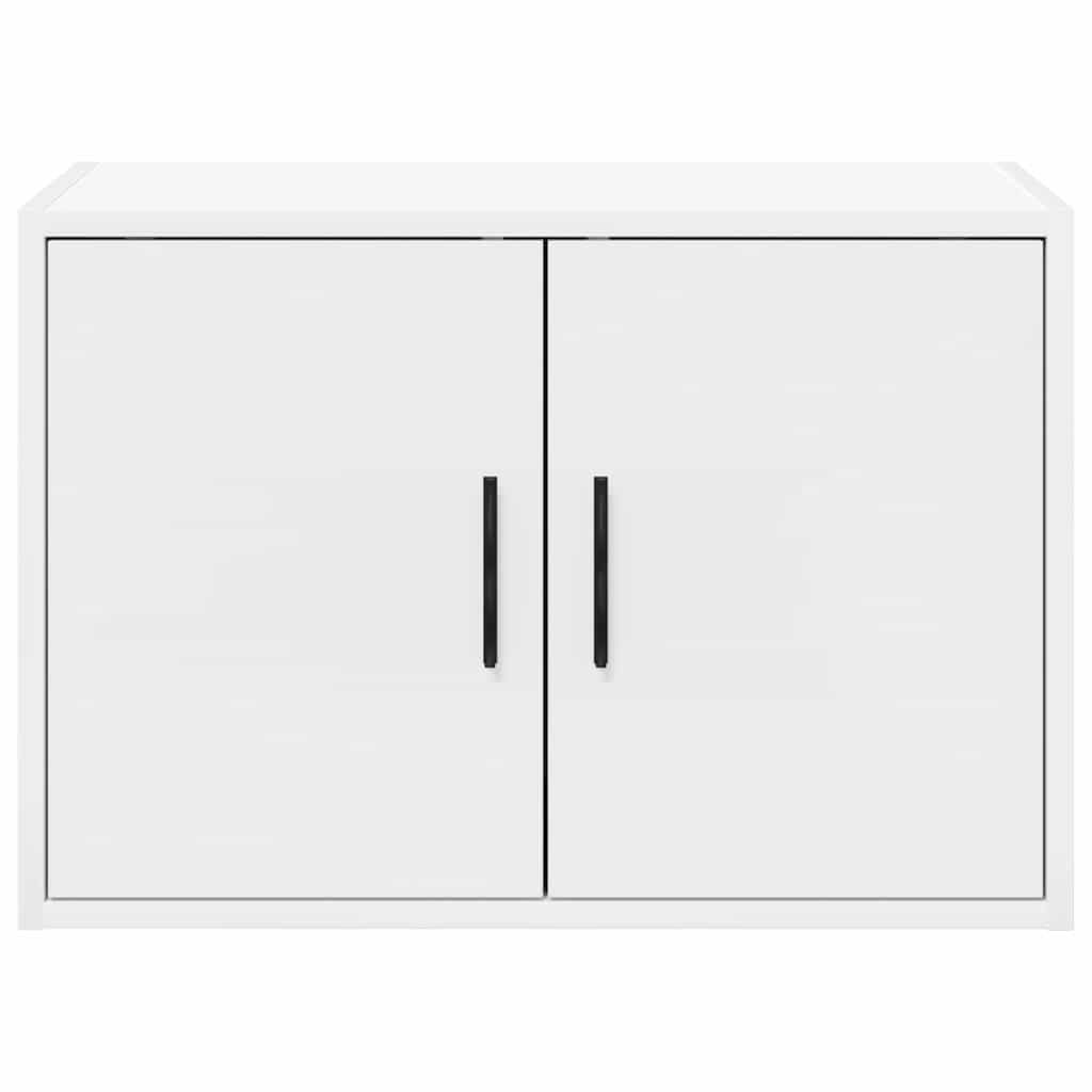 vidaXL Garage Wall Cabinet White Engineered Wood 6
