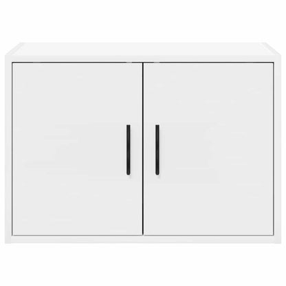 vidaXL Garage Wall Cabinet White Engineered Wood 6