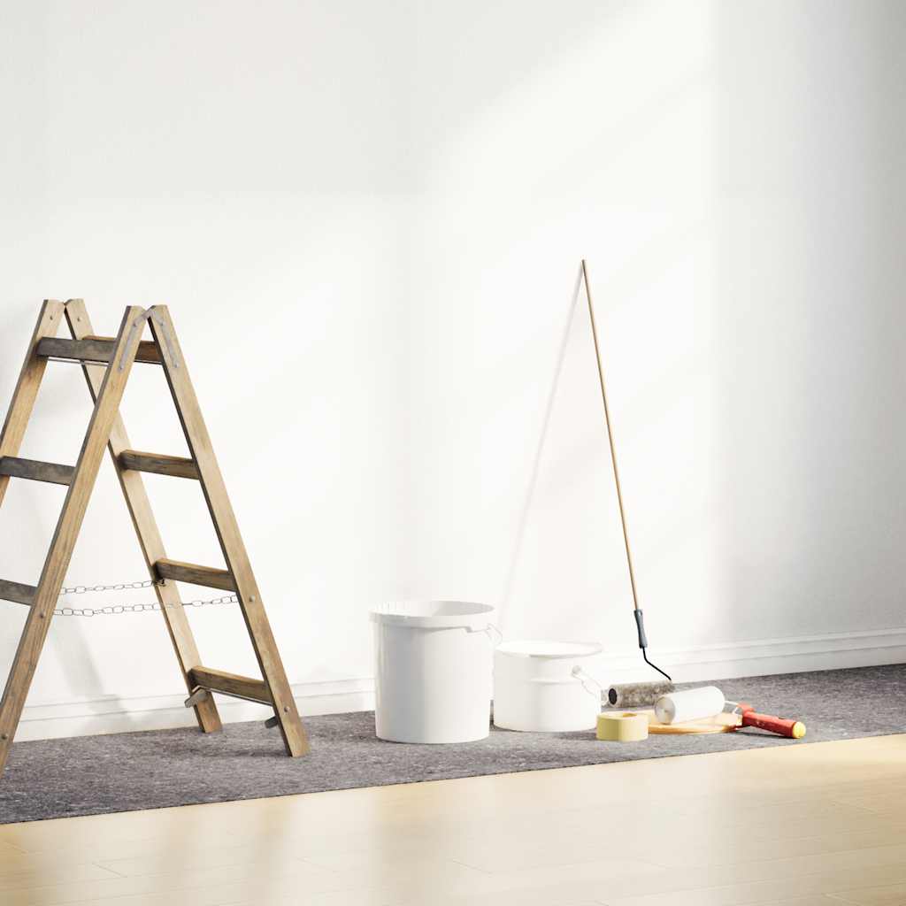 vidaXL Non-slip Painter Fleece 50 m 220 g/m² Grey 3