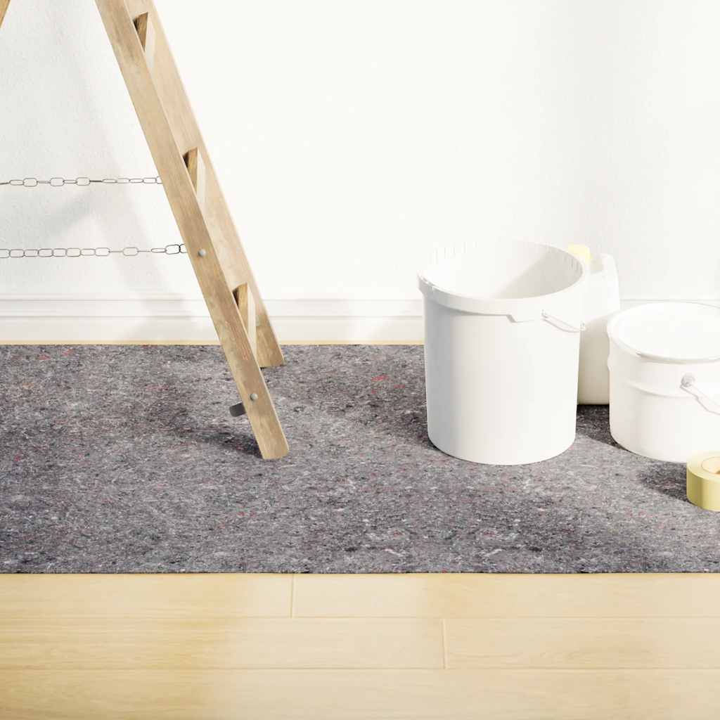 vidaXL Non-slip Painter Fleece 50 m 220 g/m² Grey 1