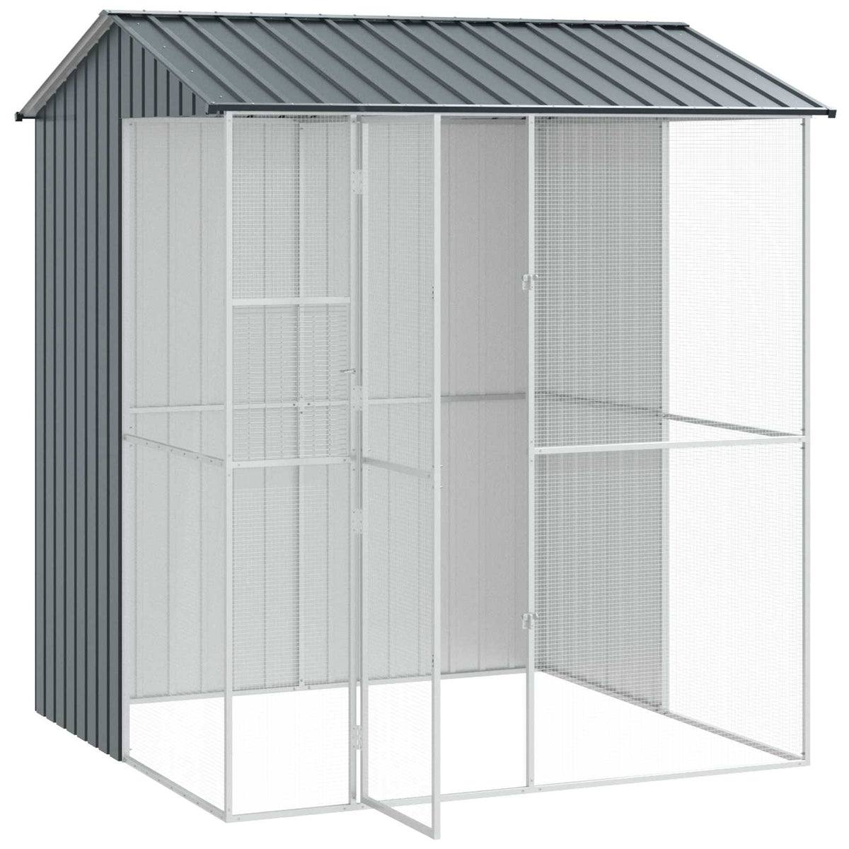 Bird Cage 215 x 110 x 247 cm Anthracite 210 cm