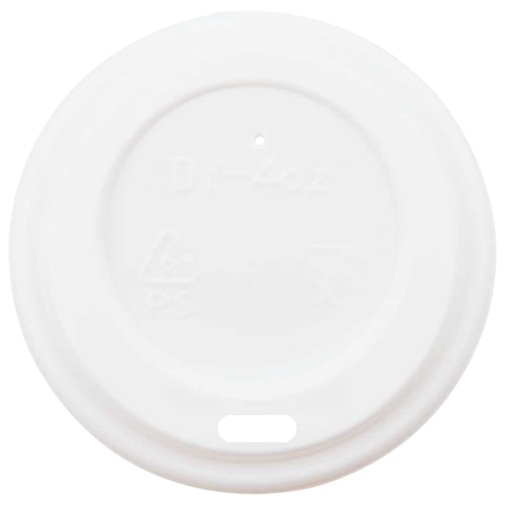 vidaXL Paper Coffee Cups with Lids 1000 pcs 4oz 120ml 2