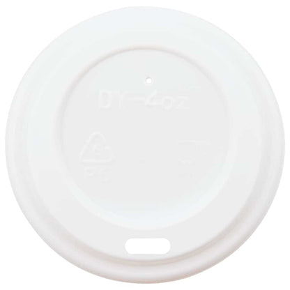 vidaXL Paper Coffee Cups with Lids 1000 pcs 4oz 100ml 3