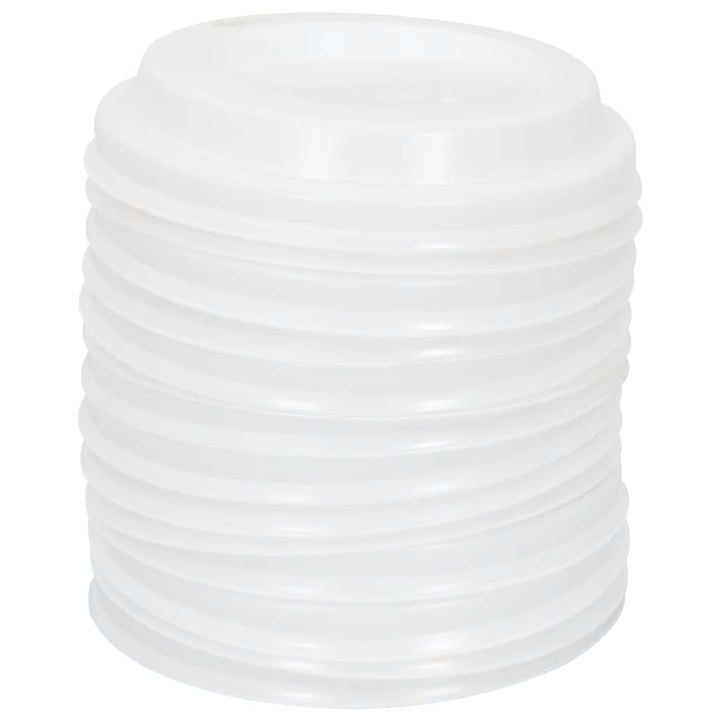vidaXL Paper Coffee Cups with Lids 1000 pcs 4oz 100ml 5