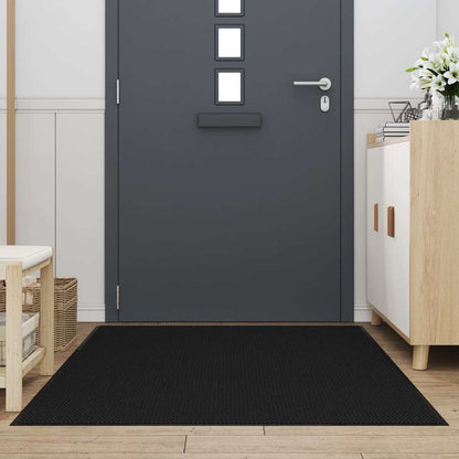 vidaXL Doormat Black 115x200 cm 2