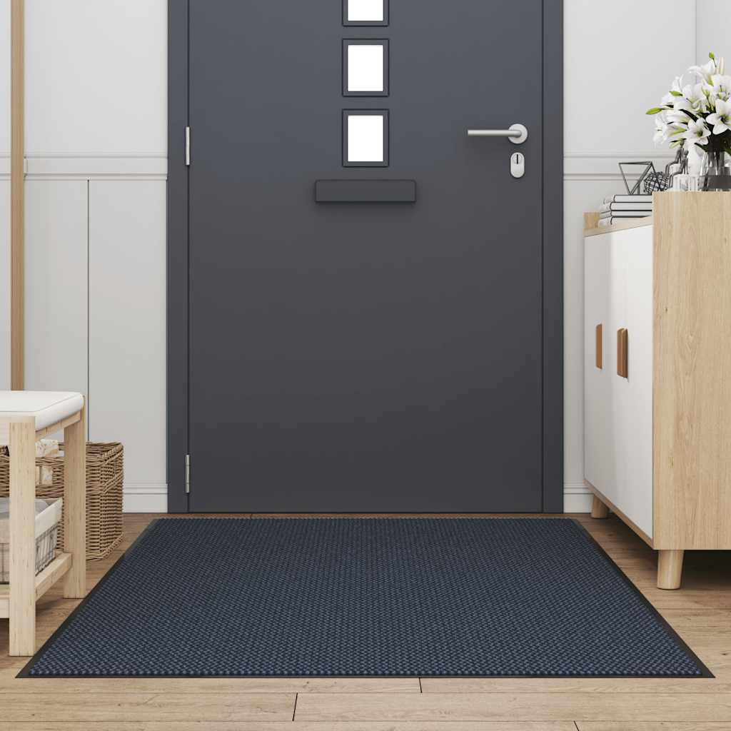 vidaXL Doormat Blue 115x200 cm 2