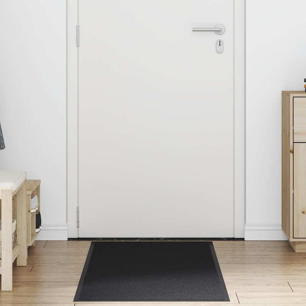 vidaXL Doormat Black