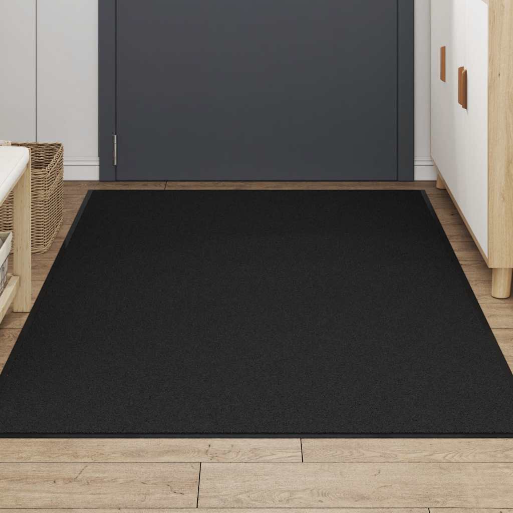 vidaXL Doormat Black 115x200 cm 3