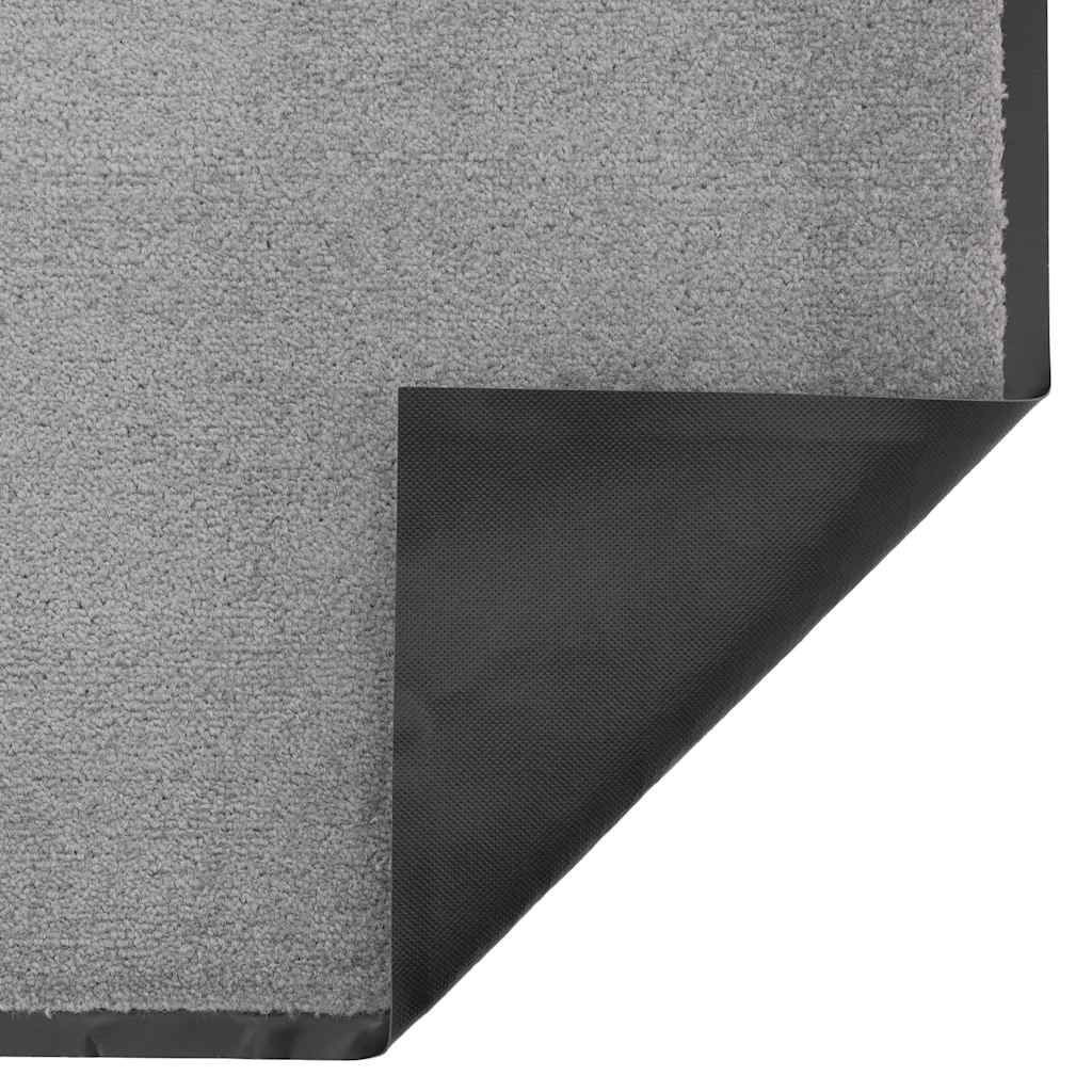 vidaXL Doormat Grey 115x200 cm 5