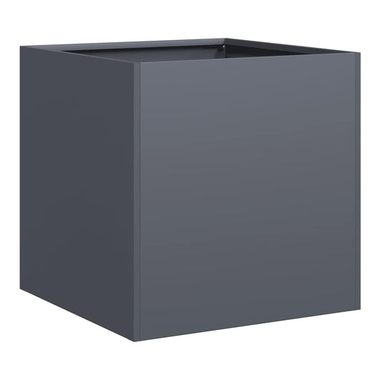 Planter 40x40x40 cm Cold-rolled Steel Depth 40 cm Height 40 cm Width 40 cm Anthracite