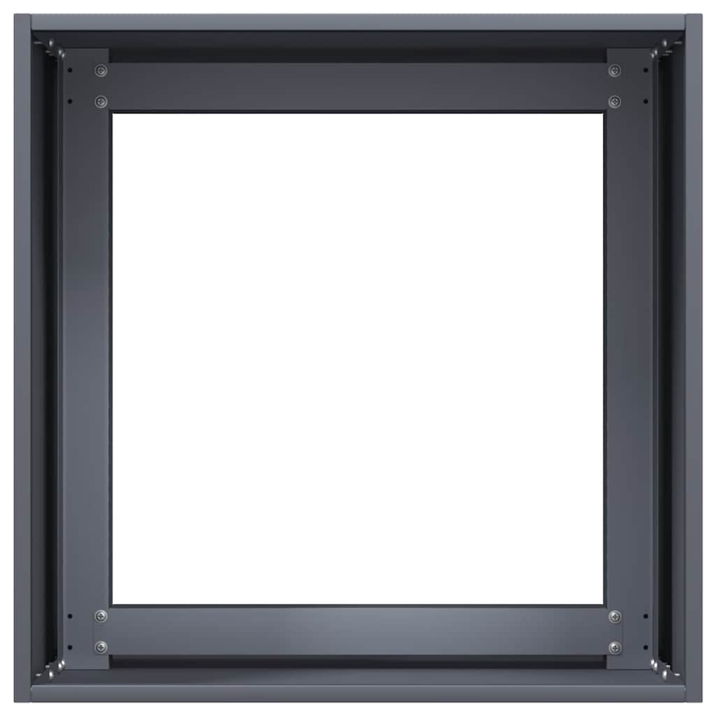 vidaXL Planter Anthracite 40x40x40 cm Cold-rolled Steel 5