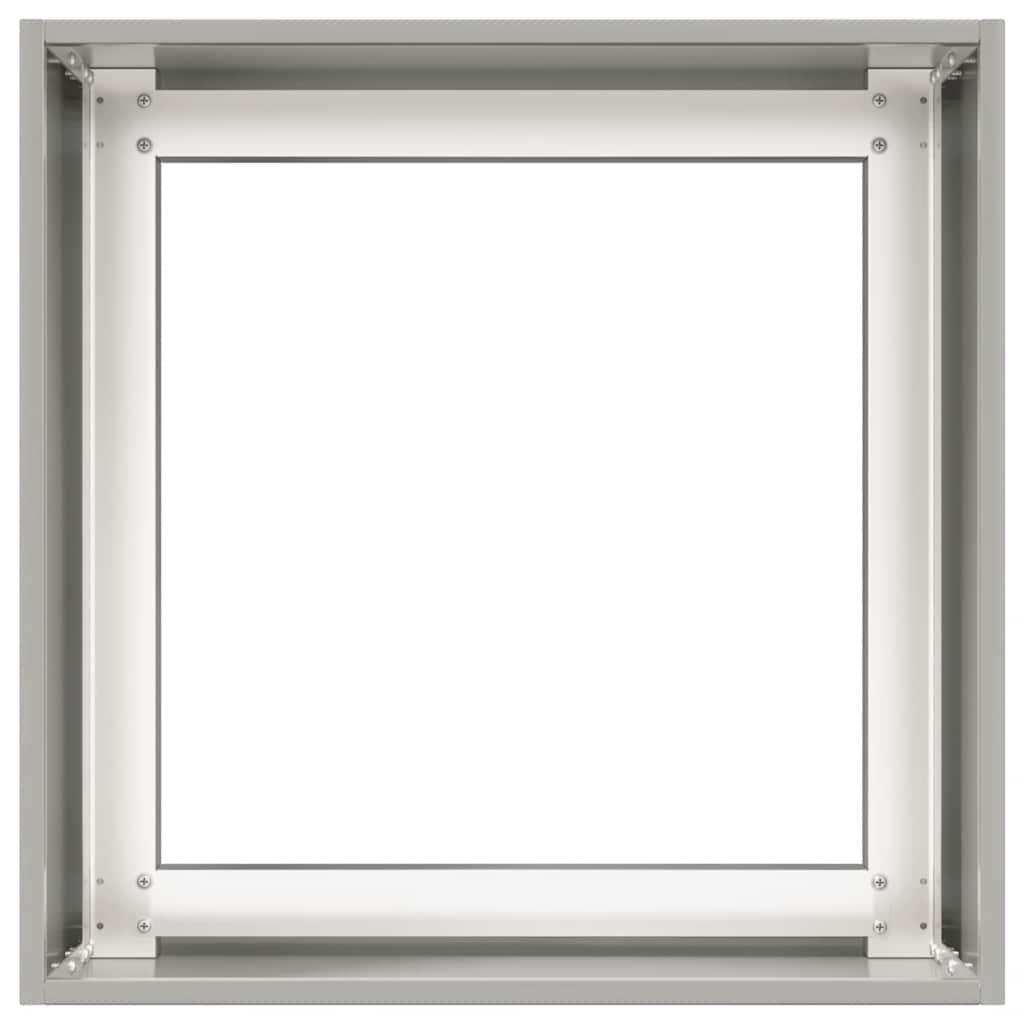 vidaXL Planter 40x40x40 cm Stainless Steel 5