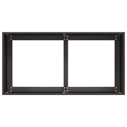 vidaXL Planter Black 80x40x40 cm Cold-rolled Steel 5