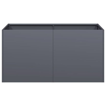 vidaXL Planter Anthracite 80x40x40 cm Cold-rolled Steel 4