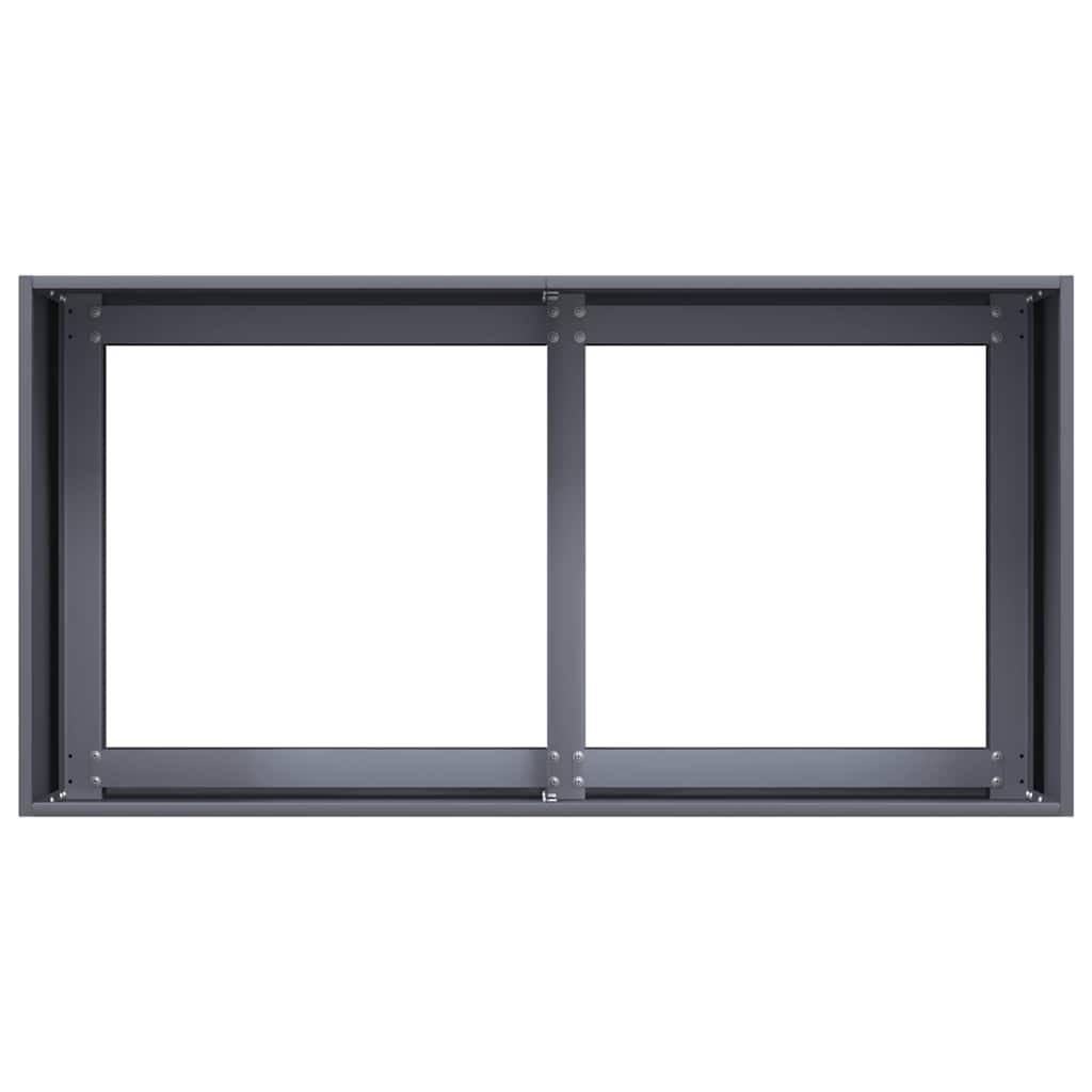 vidaXL Planter Anthracite 80x40x40 cm Cold-rolled Steel 5