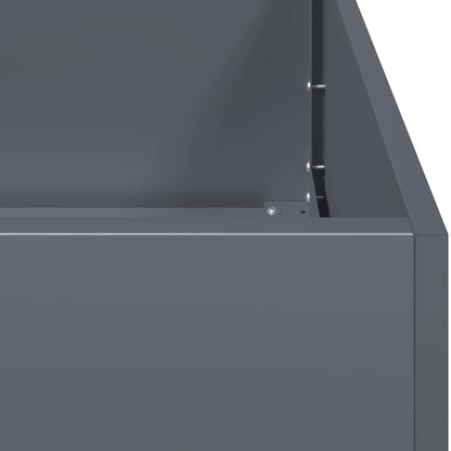 vidaXL Planter Anthracite 80x40x40 cm Cold-rolled Steel 6