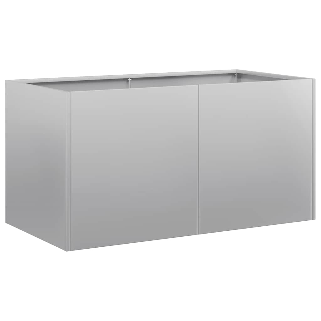 vidaXL Planter 80x40x40 cm Galvanised Steel 2