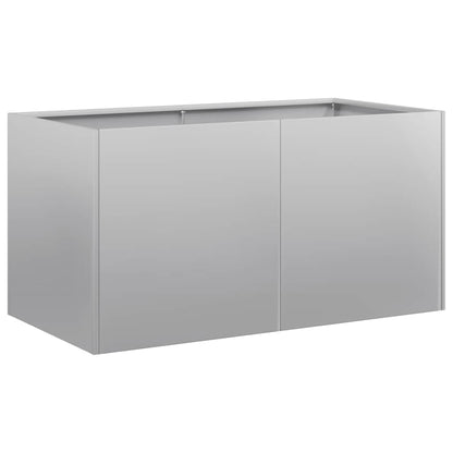 vidaXL Planter 80x40x40 cm Galvanised Steel 2