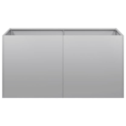 vidaXL Planter 80x40x40 cm Galvanised Steel 4