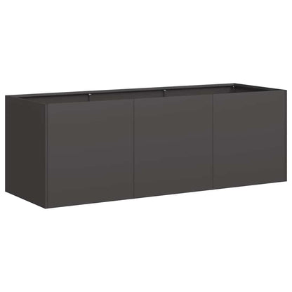 vidaXL Planter Black 120x40x40 cm Cold-rolled Steel 2