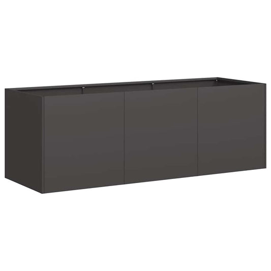 vidaXL Planter Black 120x40x40 cm Cold-rolled Steel 2