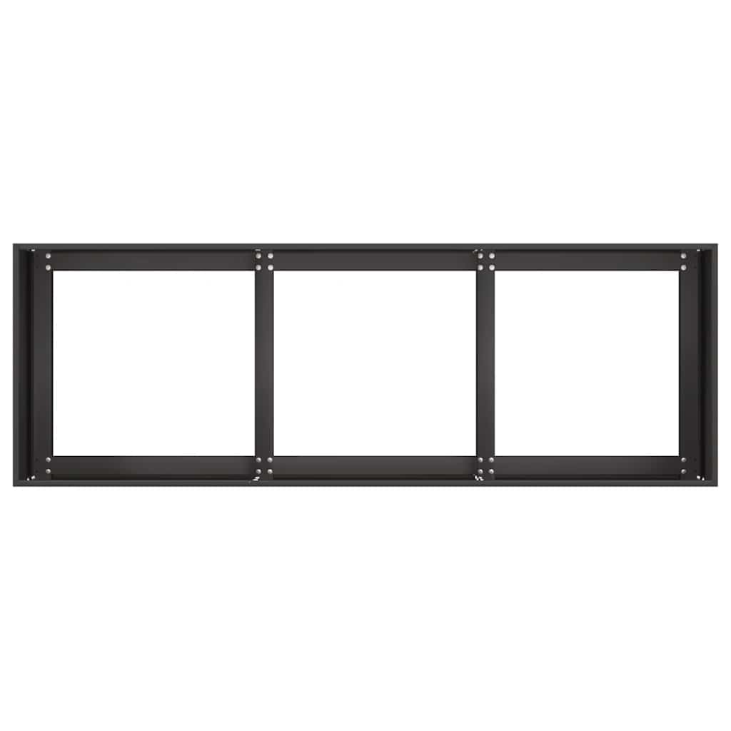 vidaXL Planter Black 120x40x40 cm Cold-rolled Steel 5