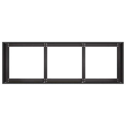 vidaXL Planter Black 120x40x40 cm Cold-rolled Steel 5