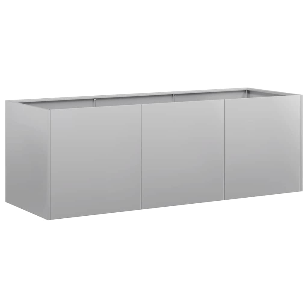 vidaXL Planter 120x40x40 cm Galvanised Steel 2