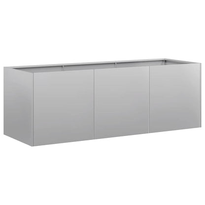 vidaXL Planter 120x40x40 cm Galvanised Steel 2