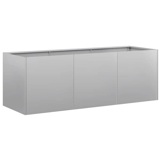 vidaXL Planter 120x40x40 cm Galvanised Steel 2