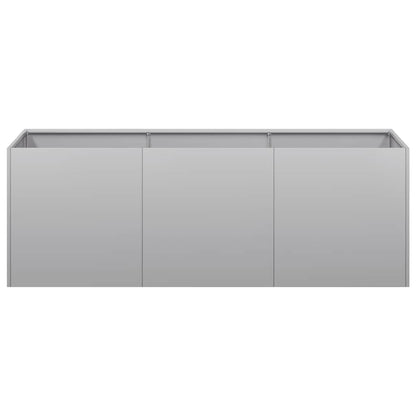 vidaXL Planter 120x40x40 cm Galvanised Steel 4