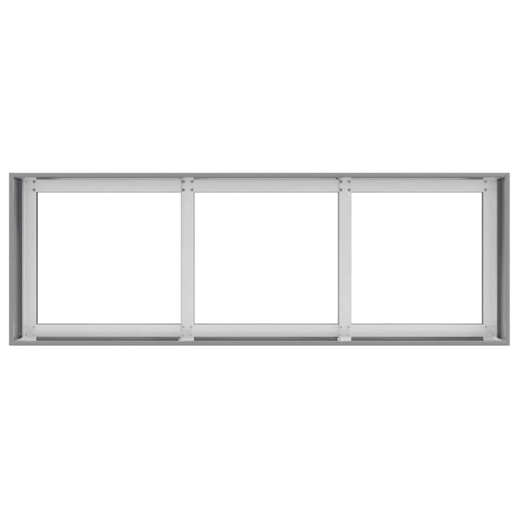 vidaXL Planter 120x40x40 cm Galvanised Steel 5