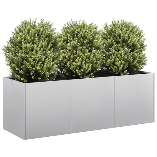 vidaXL Planter 120x40x40 cm Galvanised Steel 1
