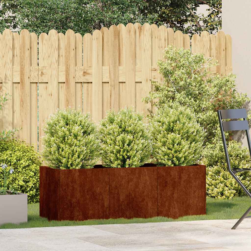 vidaXL Planter 120x40x40 cm Cold-rolled Steel