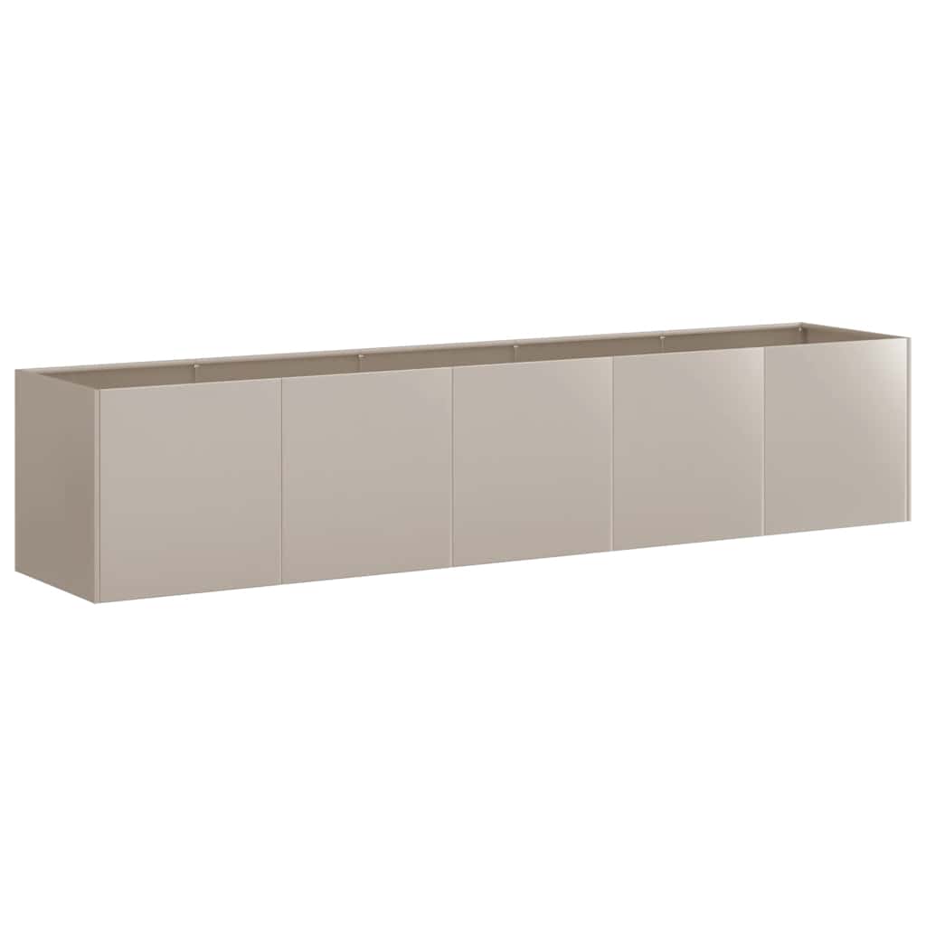 vidaXL Garden Planter Rusty 200 x 40 x 40 cm 4