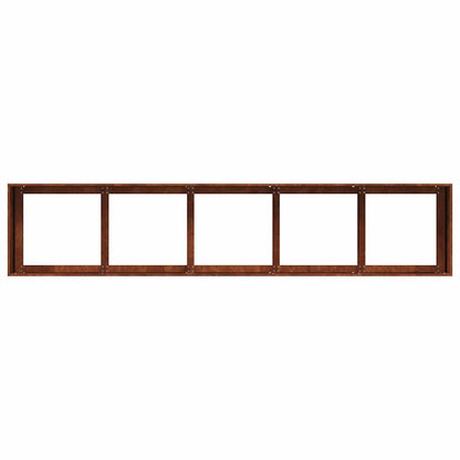 vidaXL Garden Planter Rusty 200 x 40 x 40 cm 6