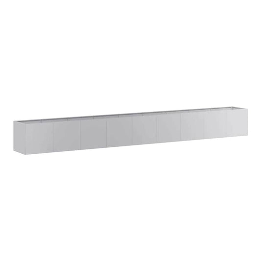Planter 360x40x40 cm Cold-rolled Steel Galvanised steel