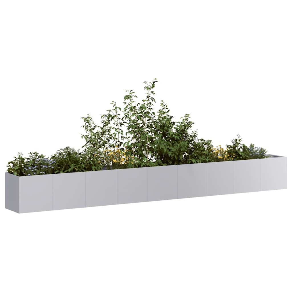 Planter 360x40x40 cm Cold-rolled Steel Galvanised steel