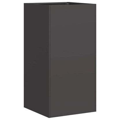 vidaXL Planter Black 40x40x80 cm Cold-rolled Steel 2