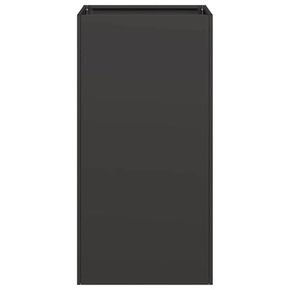 vidaXL Planter Black 40x40x80 cm Cold-rolled Steel 4