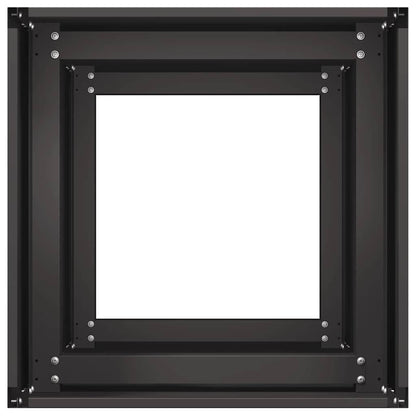 vidaXL Planter Black 40x40x80 cm Cold-rolled Steel 5