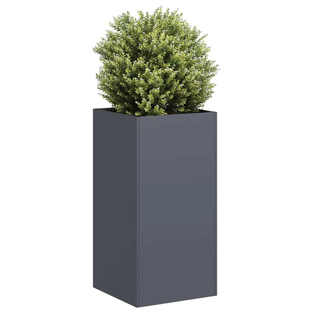 vidaXL Planter 40x40x80 cm Cold-rolled Steel