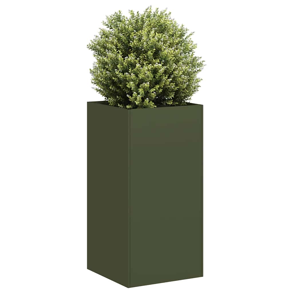 vidaXL Planter 40x40x80 cm Cold-rolled Steel