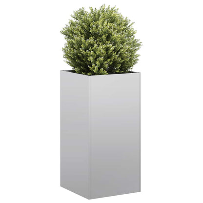 vidaXL Planter 40x40x80 cm Galvanised Steel 1