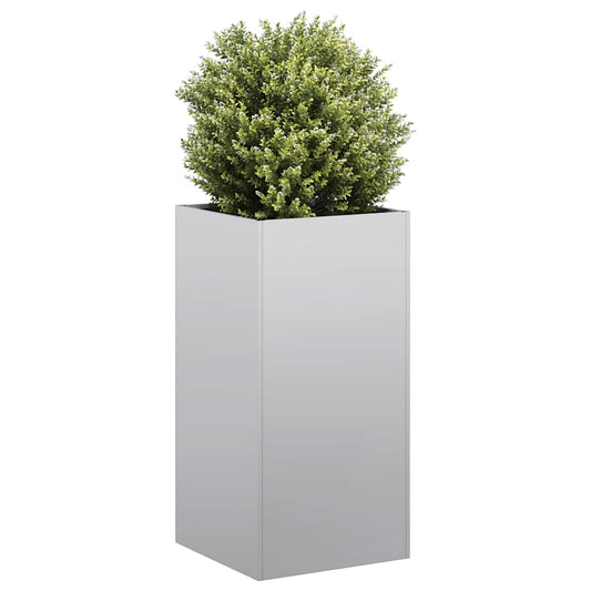 vidaXL Planter 40x40x80 cm Galvanised Steel 1