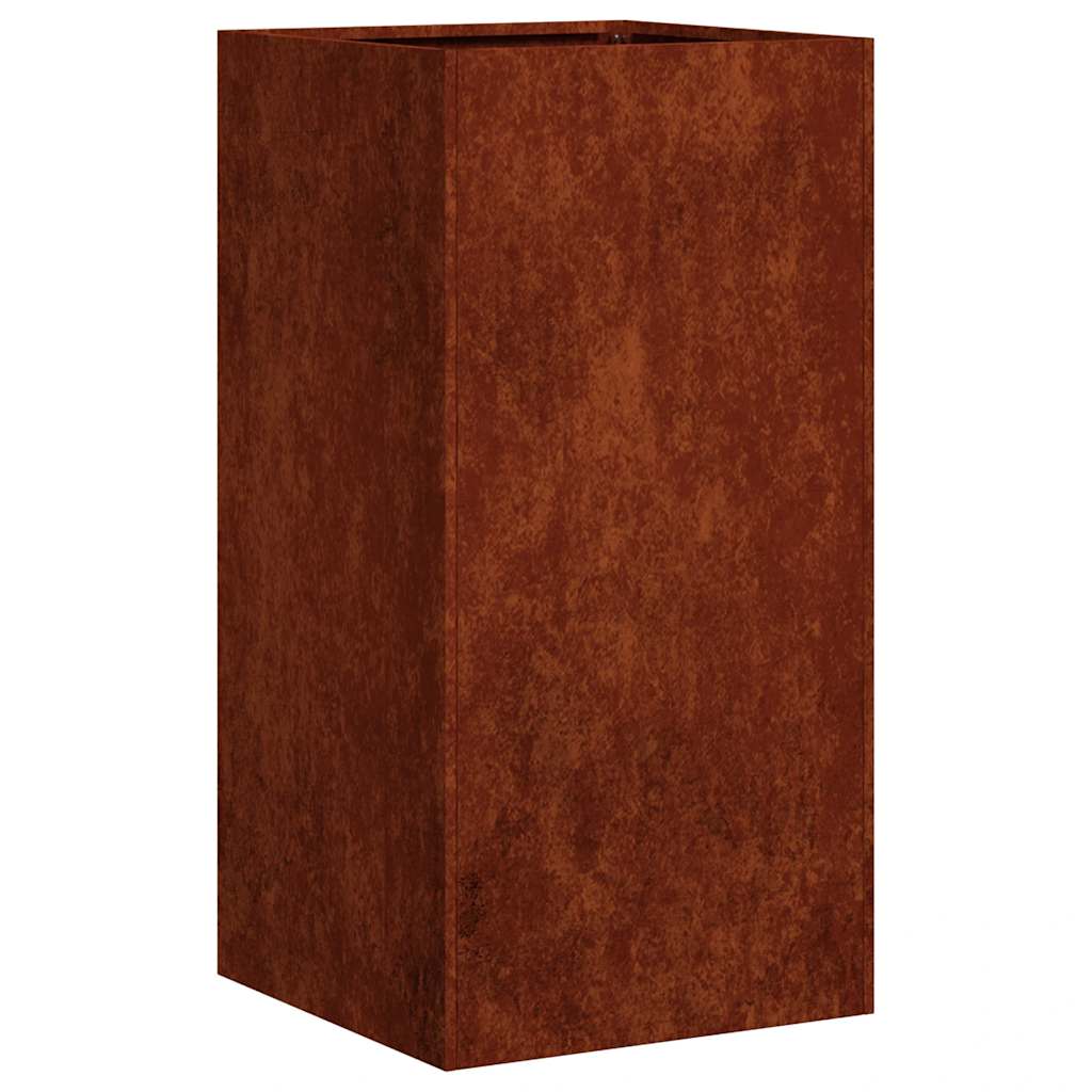vidaXL Garden Planter Rusty 40 x 40 x 80 cm 2