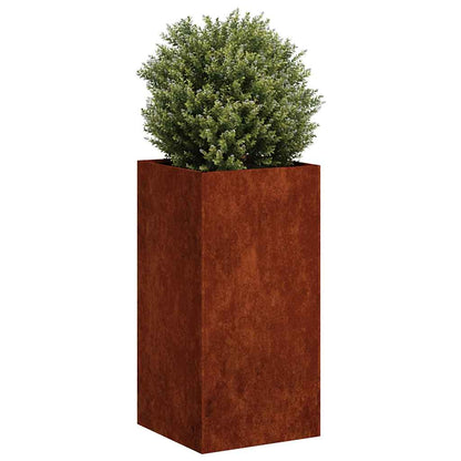 vidaXL Garden Planter Rusty 40 x 40 x 80 cm 3