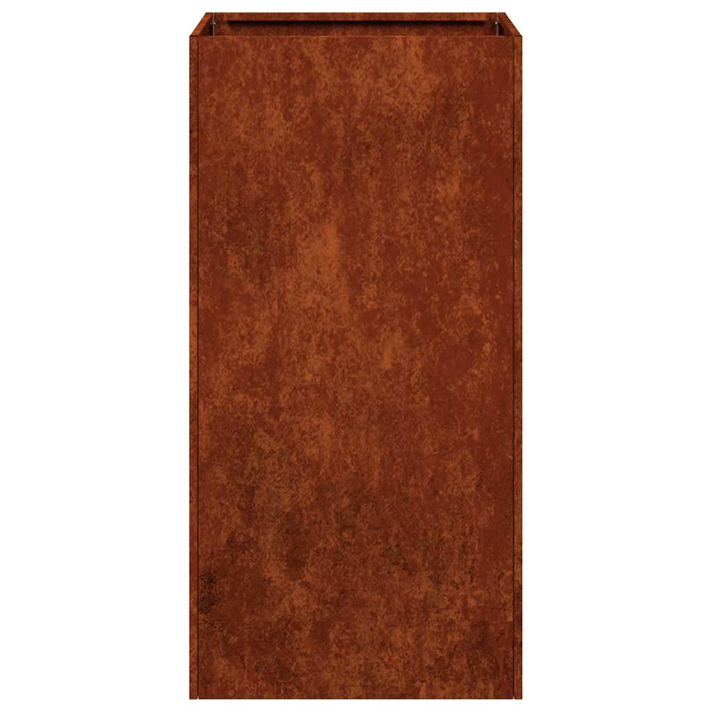 vidaXL Garden Planter Rusty 40 x 40 x 80 cm 5