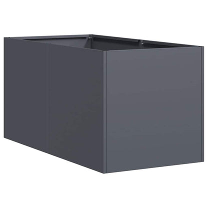 vidaXL Planter Anthracite 40x80x40 cm Cold-rolled Steel 2