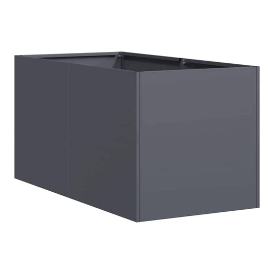Planter 40x80x40 cm Cold-rolled Steel Depth 80 cm Height 40 cm Width 40 cm Anthracite